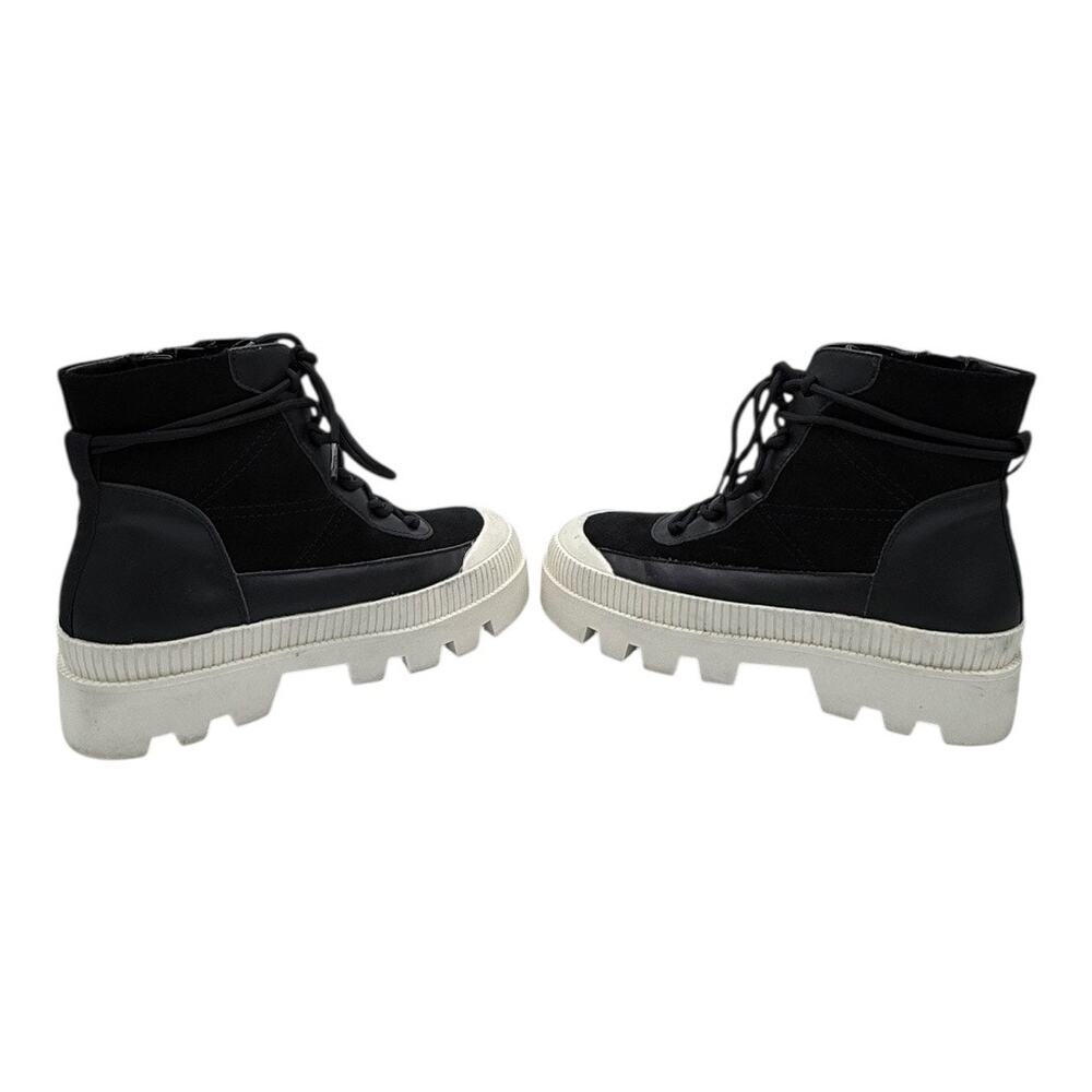 Giani Bini The Change Size 9 Wanderlust Leather/Suede Lug Boots. - Picture 4 of 8